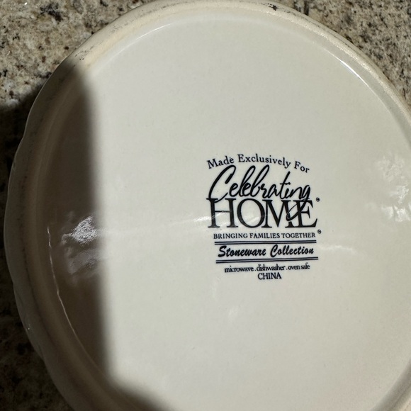 Celebrating Home Party Veranda Dip Chiller Set Stoneware Collection Basketweave - Picture 6 of 6